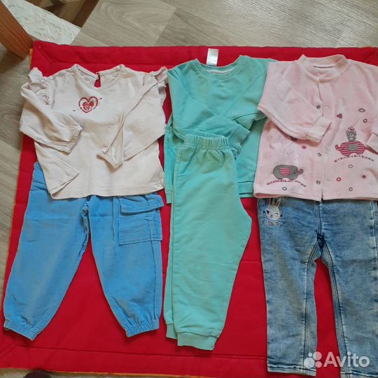 Одежда для девочки пакетом 80 86