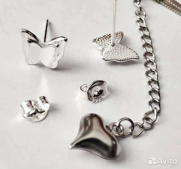 Комплект с бабочками