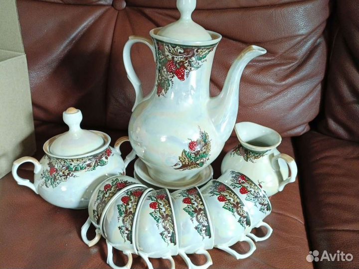 Сервиз кофейный СССР Полонский фарфоровый завод