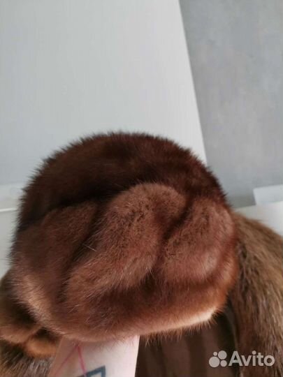Шапка женская мех Норки