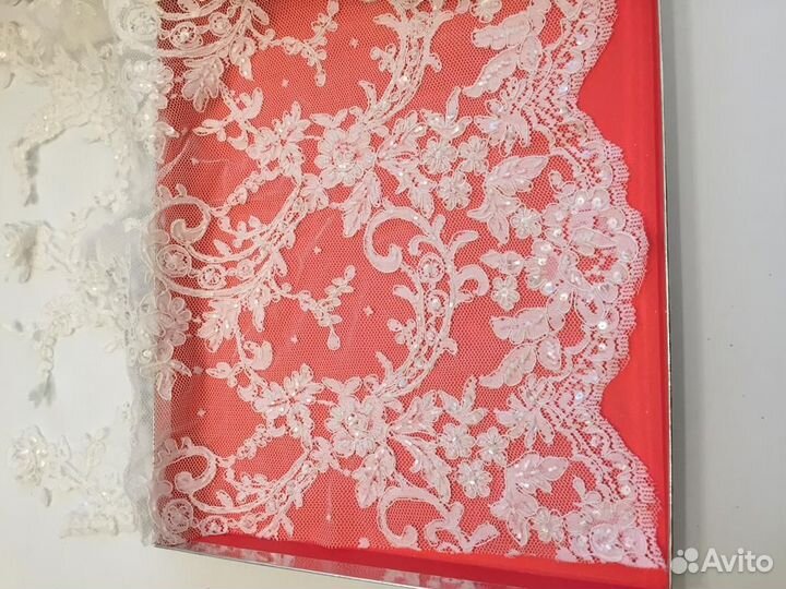 8 кружевное кордовое полотно. Шир. 50 см