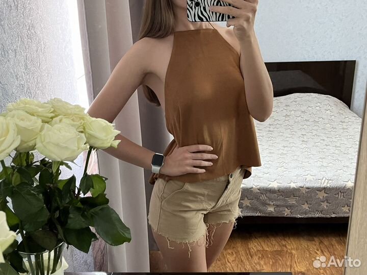 Шорты Trussardi (оригинал), топ Hearts & Bows