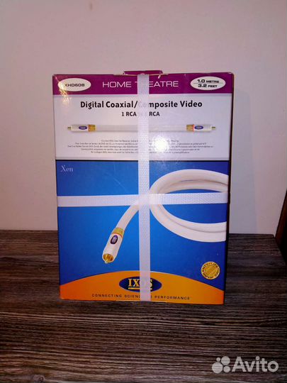 Коаксиальный цифровой аудио кабель ixos spdif RCA