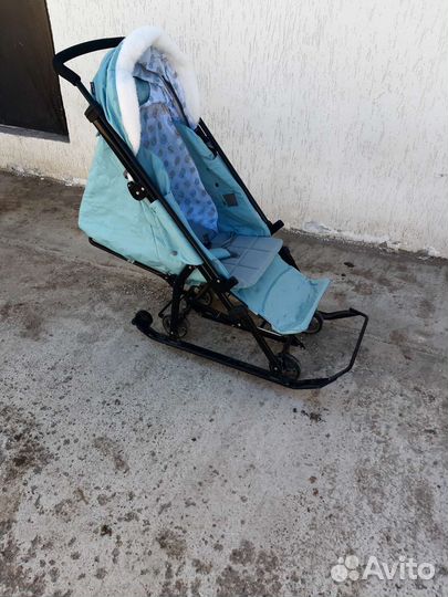 Санки коляска ника
