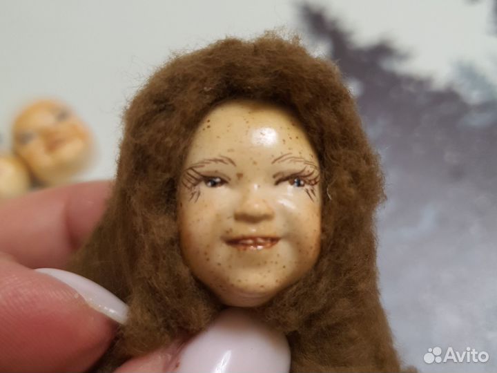 Личики для ватных игрушек