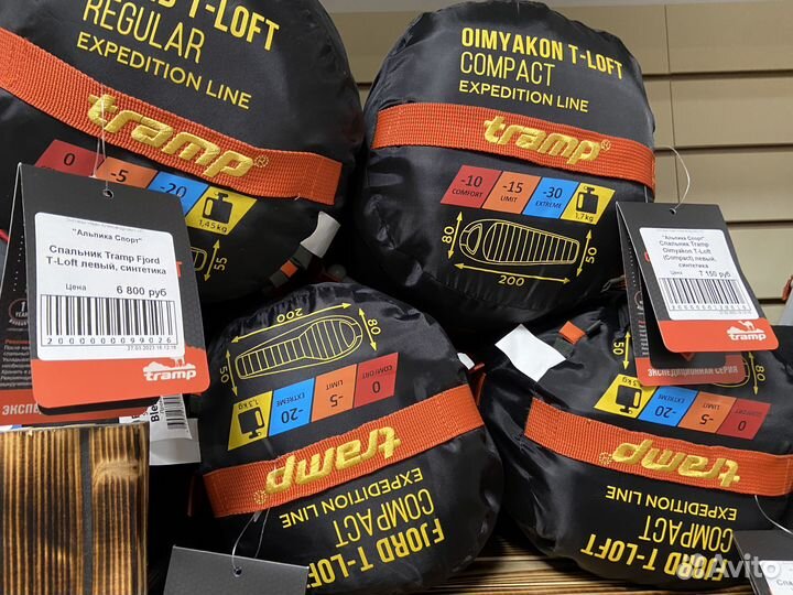 Тёплый спальный мешок Tramp Oimyakon Compact