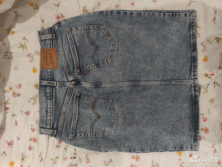 Джинсовая юбка levis