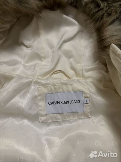 Calvin klein пуховик женский s