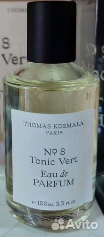 Парфюмерная водаthomas kosmala № 8 tonic vert