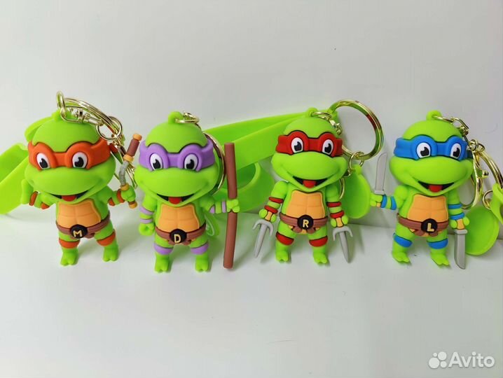 Брелок детский черепашки нинзя