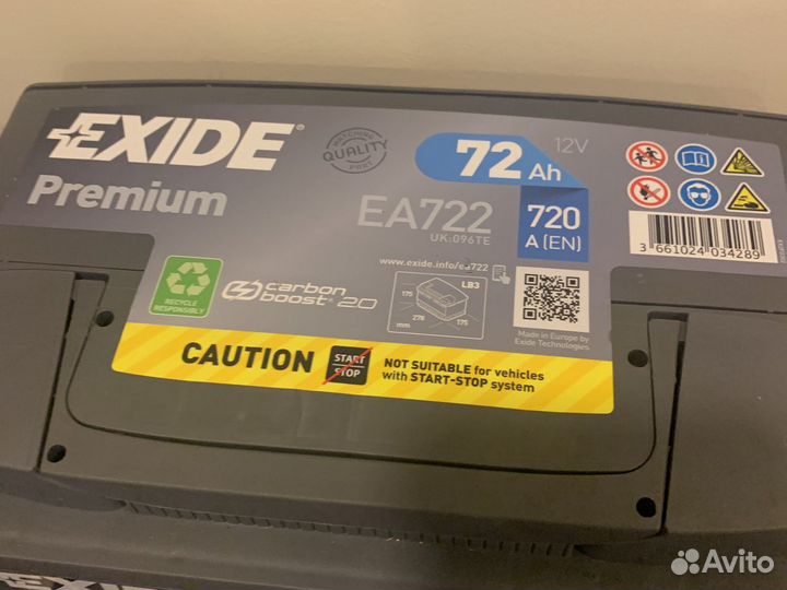 Exide EA722