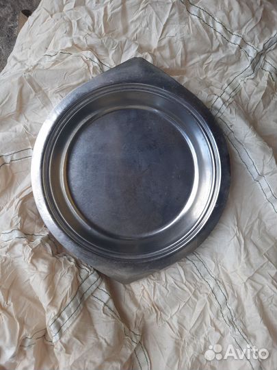Тарелки СССР нержавейка ж.д.новые