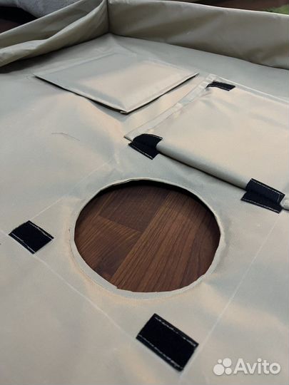 Теплый пол в палатку 600D