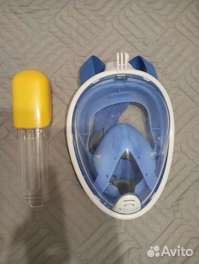 Маска для подводного плавания с трубкой