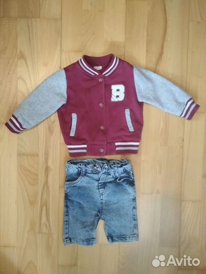 Вещи на мальчика 68-74 см, 25 штук