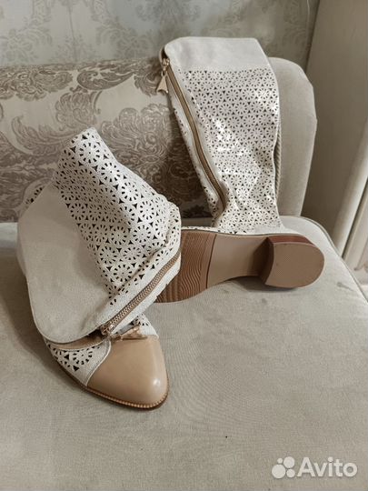 Сапоги женские натуральная кожа 40 размер