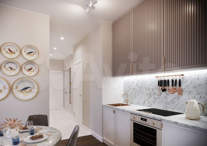 2-к. квартира, 58,3 м², 9/22 эт.