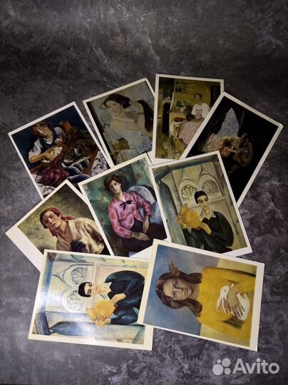Почтовые карточки СССР портрет 9шт