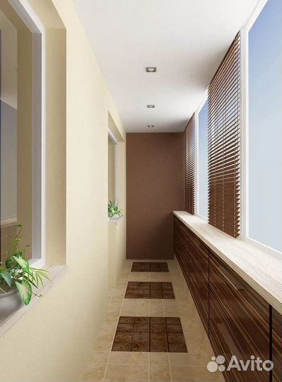 Отделка балконов и лоджий