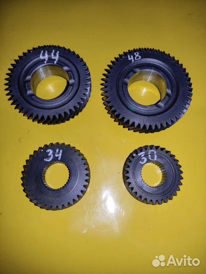 Скоростные пары 34/44, 30/48 пятая и шестая пары