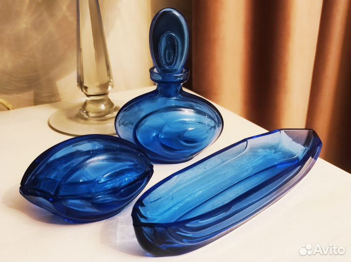 Винтажный набор для туалетного столика