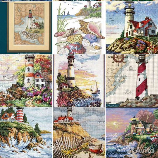 Огромный выбор схем для вышивки Дименшенс