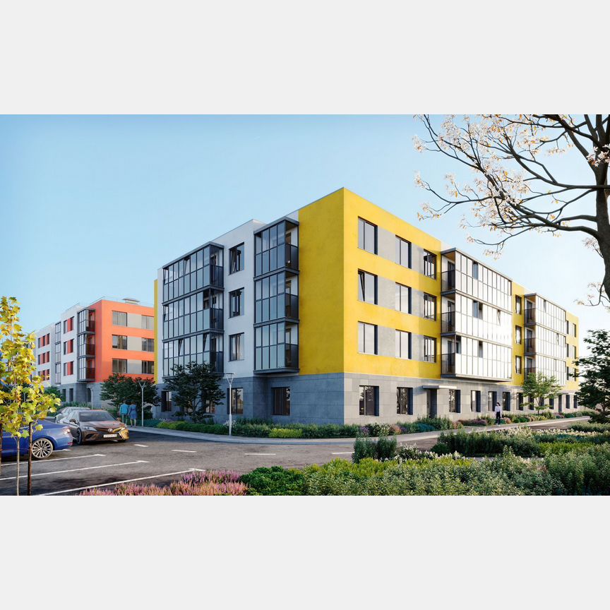 1-к. квартира, 40 м², 2/4 эт.