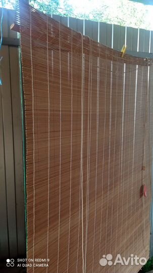 Шторы из бамбука но окно