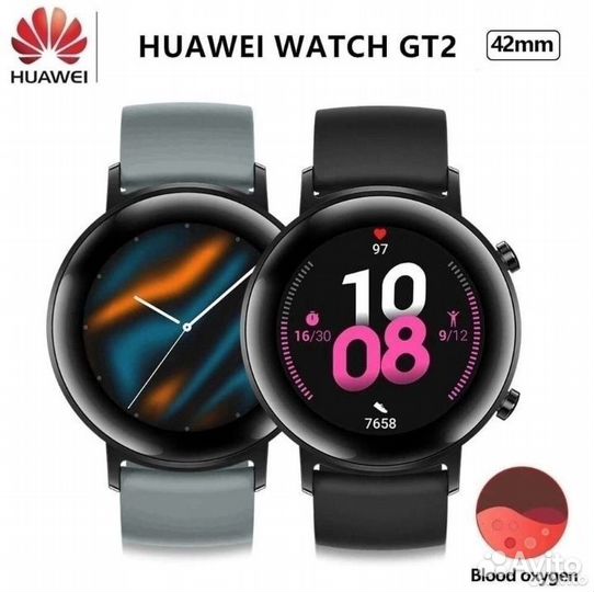 Смартчасы Huawei GT2 42mm, Унисекс, Оригинал