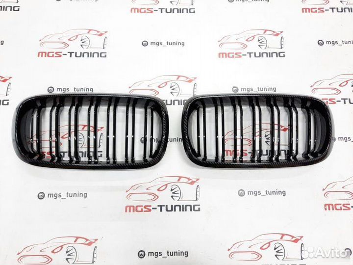 Решетка радиатора X5M на BMW X5 F15 Под карбон