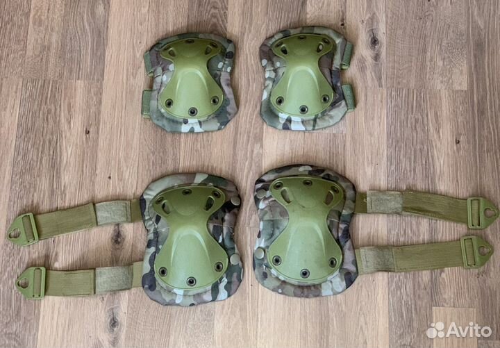 Форма, рюкзак и наколенники для страйкбола