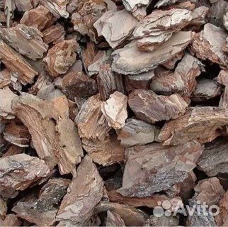 Мульча из коры сосны крупная