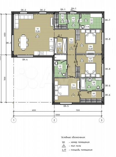 Дом 136,1 м² на участке 10 сот.