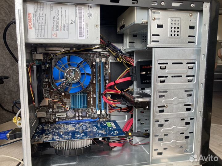 Пк (Intel Q9300/6Gb/SSD120/HDD 500Gb/1Gb video)