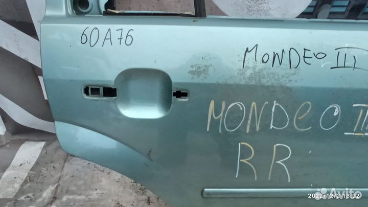 Дверь задняя правая для Ford Mondeo III