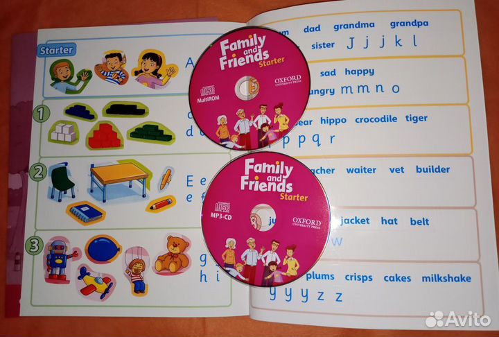 Family and friends starter глянцевые