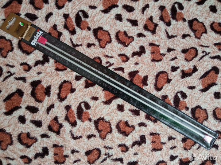 Спицы для вязания addi прямые, счетчик, маркеры