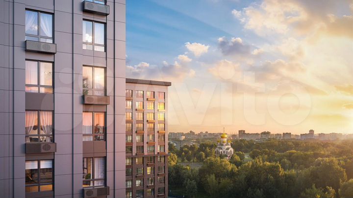 2-к. квартира, 57,8 м², 19/25 эт.
