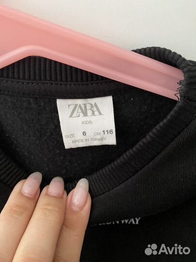 Кофта, свитшот для девочки zara 116 размер