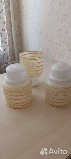 Плафоны для люстры 3 шт