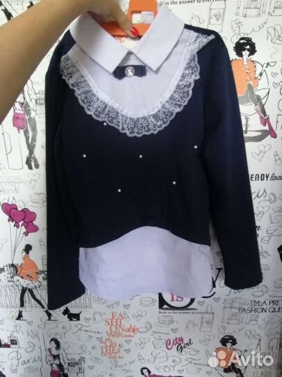 Блузка школьная