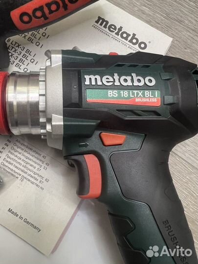 Дрель для рыбалки Metabo BS 18 LTX BL I Германия