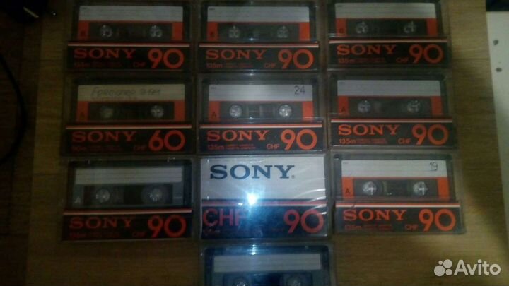 Аудиокассеты sony