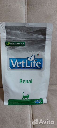 Корм для кошек роял канин ренал и ветлайф