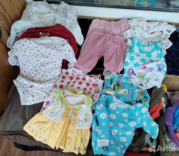 Детские вещи пакетом от 4 месяцев до 1 года