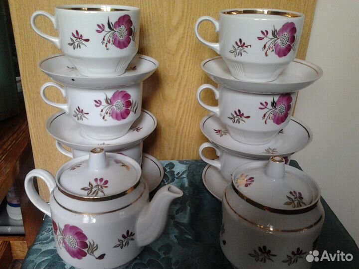 Чайный сервиз 80-х годов СССР