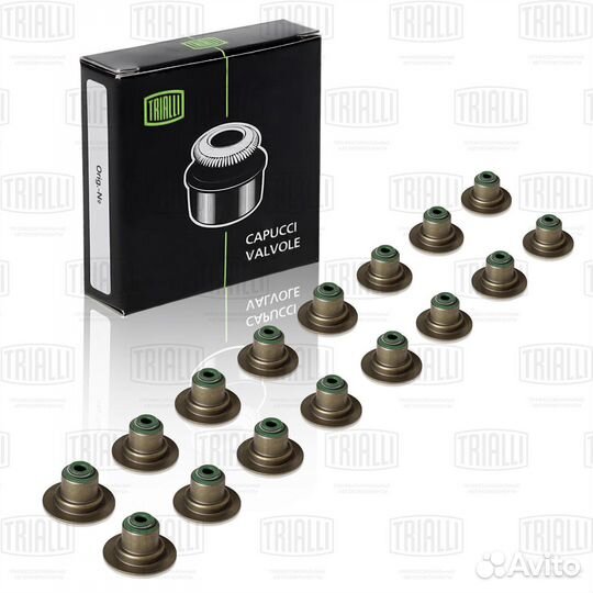 Колпачки маслосъемные кмпл. (16 шт.) для а/м Renau