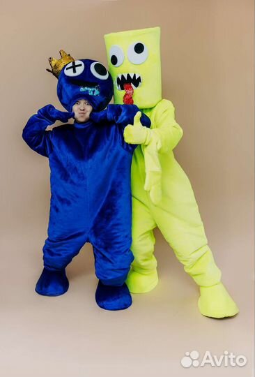 Костюм для аниматора радужные друзья роблокс