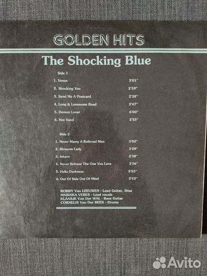 Винтажный виниловый диск группы The Shocking Blue