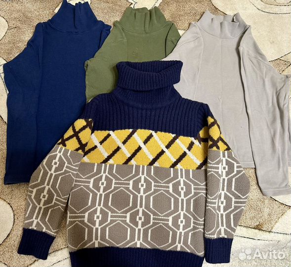Вещи пакетом на мальчика 110-122